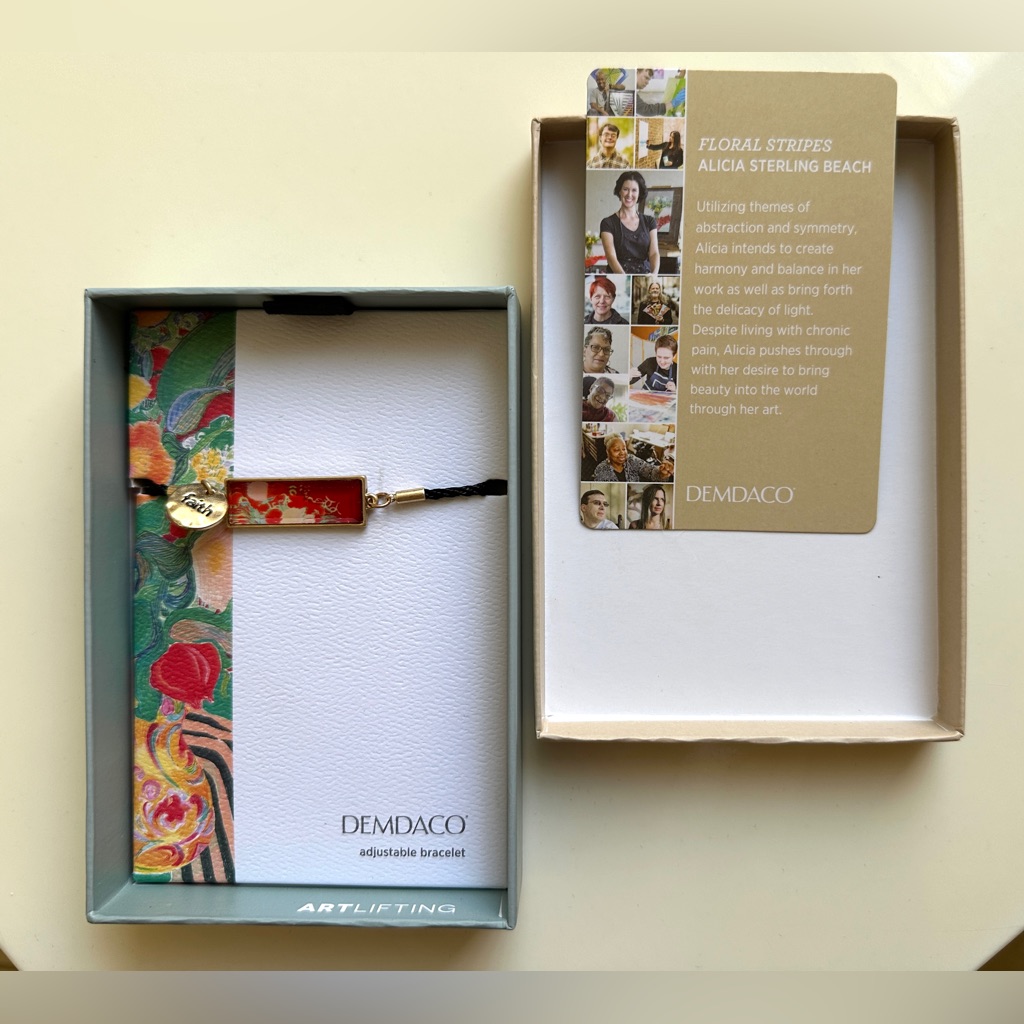 Demdaco Adjustable Faith Bracelet